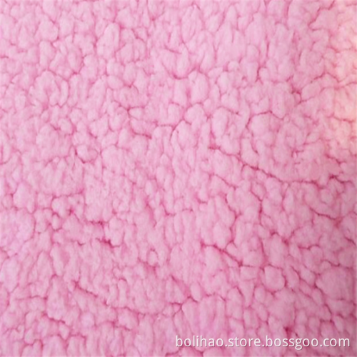 Dyed Sherpa Fleece Velvet Fabric